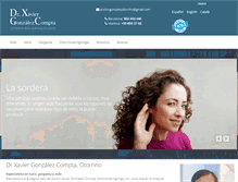 Tablet Screenshot of doctorgonzalezotorrino.com
